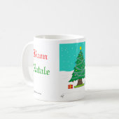 Buon Natale Christmas Tree Tasse (Vorderseite Links)
