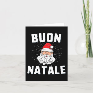 Buon natale christmasitaly italian santa babbo karte