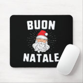 Buon natale christmasitaly italian santa babbo mousepad (Mit Mouse)