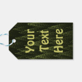 Buon Natale - Conifers Geschenkanhänger (Rückseite Horizontal)