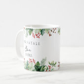 Buon Natale Custom Tante Zia Kaffeetasse (Vorderseite Links)