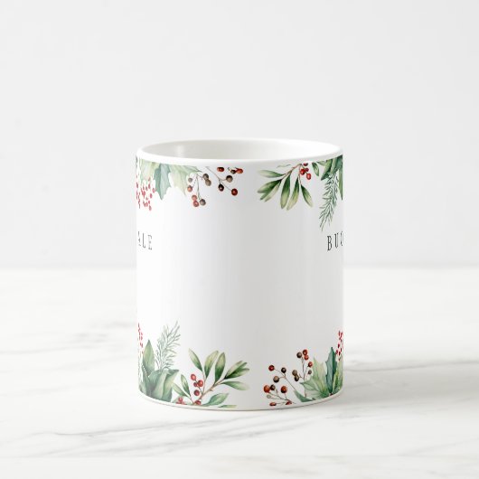 Buon Natale Custom Tante Zia Kaffeetasse (Mittel)