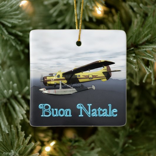 Buon Natale - de Havilland DH3-C Otter Keramikornament (Baum)