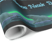 Buon Natale - Eiskantenpolar Geschenkpapier (Rolleneckpunkt)