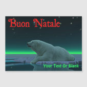 Buon Natale - Eiskantenpolar Magnetkarte (Vorderseite)