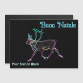 Buon Natale - Elektrische Karibik Magnetkarte (Vorne/Hinten)