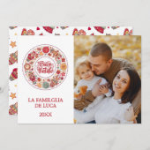 Buon Natale Feiertagskarte (Vorne/Hinten)