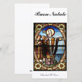 Buon Natale Fotokarte Feiertagskarte (Vorne/Hinten)