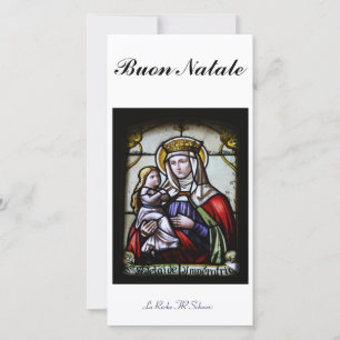 Buon Natale Fotokarte Feiertagskarte