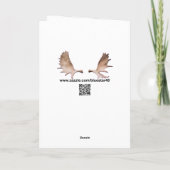 Buon Natale - Fraktal Inuit Hunter Feiertagskarte (Rückseite)