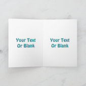 Buon Natale - Fraktal Inuit Hunter Feiertagskarte (Innenseite)