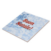 Buon Natale! Frohe Weihnachten in italienischem Rf Fliese (Seite)