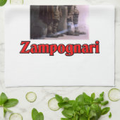 Buon Natale (frohe Weihnachten) Zampognari Handtuch (Gefaltet)