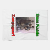 Buon Natale (frohe Weihnachten) Zampognari Handtuch (Horizontal)