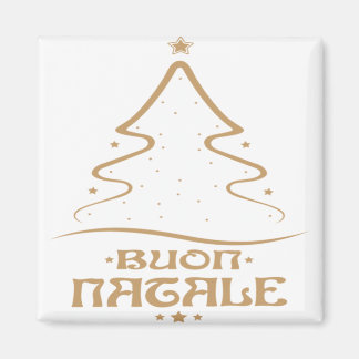 Buon natale fröhliche Weihnachtsfeiertage Italieni Magnet