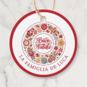 Buon Natale Geschenkanhänger (Rückseite)