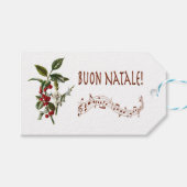 Buon Natale Geschenkanhänger (Vorderseite (Horizontal))