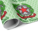 Buon Natale Geschenkpapier<br><div class="desc">Buon Natale Italien WeihnachtenFrohe Weihnachten in italienischer Sprache</div>