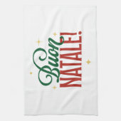 Buon Natale Gift Italian Christmas Geschirrtuch (Vertikal)