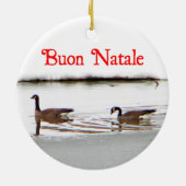 Buon Natale - Honkers - Kanadas Keramikornament (Hinten)