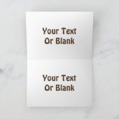 Buon Natale - Hundeschlitten Feiertagskarte (Innenseite)