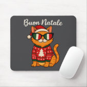 Buon Natale Italian Cat Christmas, Italy Pride Hol Mousepad (Mit Mouse)
