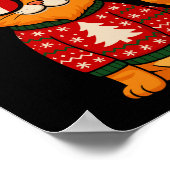 Buon Natale Italian Cat Christmas, Italy Pride Hol Poster (Ecke)