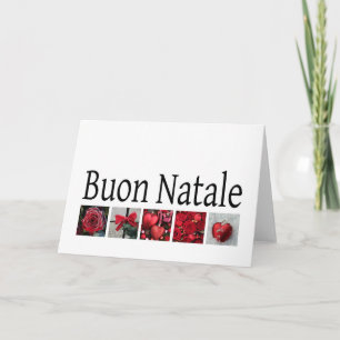 Buon Natale Italian Christmas Card Feiertagskarte
