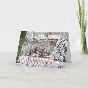 Buon Natale Italian Christmas Card Feiertagskarte