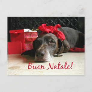 Buon Natale Italian Christmas Card Feiertagspostkarte