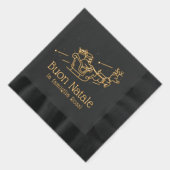 Buon Natale Italian Christmas Party Santa Servietten Mit Folie (Rechts)