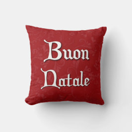 Buon Natale Italian Christmas Pillow Kissen