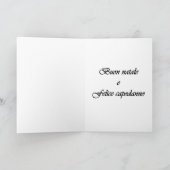 Buon natale - Italian Christmas Wishes Feiertagskarte (Innenseite)