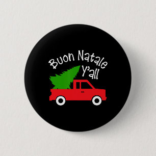 Buon natale italian christmasy#39;alle lustig kurs button
