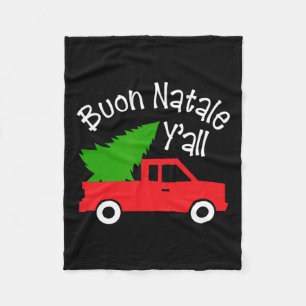 Buon natale italian christmasy#39;alle lustig kurs fleecedecke