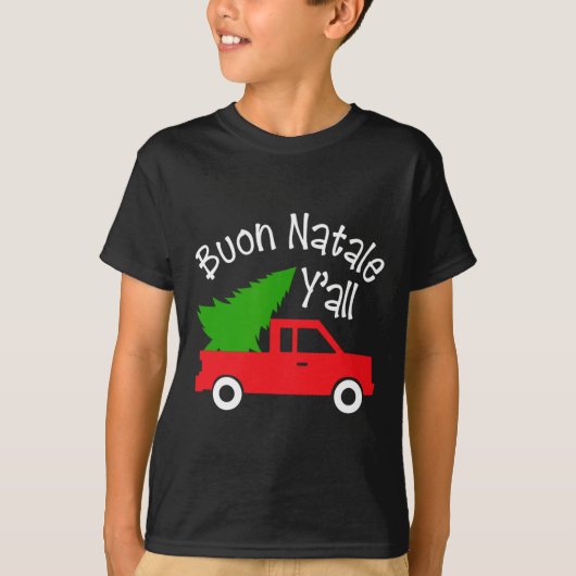 Buon natale italian christmasy#39;alle lustig kurs T-Shirt (Vorderseite)