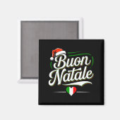 Buon Natale Italian Family Christmas Italy Pride H Magnet (Vorderseite/Rückseite)