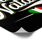 Buon Natale Italian Family Christmas Italy Pride H Poster (Ecke)