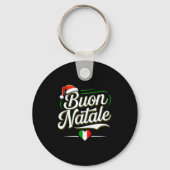 Buon Natale Italian Family Christmas Italy Pride H Schlüsselanhänger (Vorderseite)