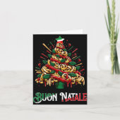 Buon natale italian Pasta Weihnachten Weihnachten Karte (Vorderseite)