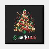 Buon natale italian Pasta Weihnachten Weihnachten Magnet (Vorne)