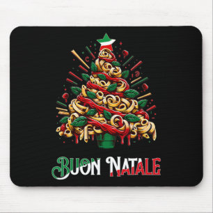 Buon natale italian Pasta Weihnachten Weihnachten Mousepad