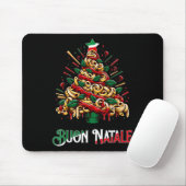 Buon natale italian Pasta Weihnachten Weihnachten Mousepad (Mit Mouse)