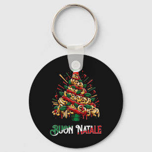 Buon natale italian Pasta Weihnachten Weihnachten Schlüsselanhänger