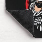Buon natale italian santa claus babbo lustiger chr mousepad (Ecke)