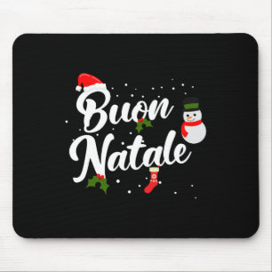 Buon natale italiana mousepad