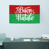 Buon Natale Italienisch Frohe Weihnachten Banner (Messeveranstaltung)