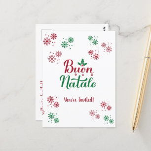 Buon Natale Italienisch Frohe Weihnachten Postkarte