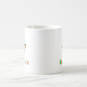 Buon Natale Italienisch Frohe Weihnachten Snowman Kaffeetasse (Mittel)
