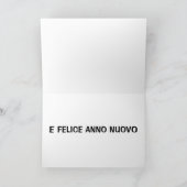 BUON NATALE - ITALIENISCHE CHRISTMAS FEIERTAGSKARTE (Innenseite)